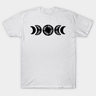Moon Phases with Wreath T-Shirt